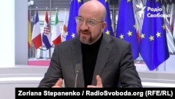 Charles Michel tokom intervjua za Radio Slobodna Evropa