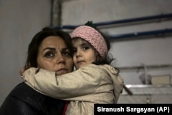 Prizor iz skloništa nakon granatiranja u Stepanakertu, 19. septembra 2023.