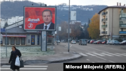 Predizborni bilbord Ivice Dačića u Banjaluci, 8. decembar 2023.