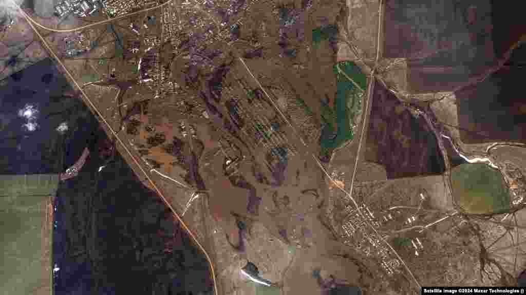 Bujica iz rijeke Buzuluk približava se Andrejevki, selu u okrugu Iliševski u Baškortostanu. 