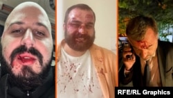 მარცხნიდან: ლაშა ღვინიანიძე, დიმიტრი ჩიქოვანი და გია ჯაფარიძე