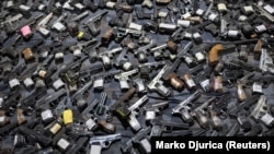 Deo oružja predatog policiji u Srbiji, Smederevo, 14. maj 2023.