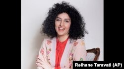 Aktivistkinja i dobitnica Nobelove nagrade za mir Narges Mohammadi u Teheranu, Iran, 2021.