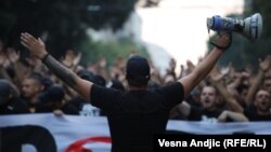 Protest navijača Fudbalskog kluba Partizan, Beograd, 31. avgust 2023.
