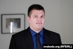 Predstavnik beloruske inicijative Belpol Uladzimir Zhyhar, 30. oktobar 2023.