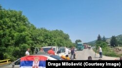 Blokada graničnog prelaza Merdare sa strane Srbije