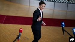 Premijerka Srbije Ana Brnabić na samitu EU-Zapadni Balkan, Brisel, 13. decembra 2023.