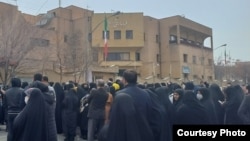 On February 14, families of the affected students held a protest outside the governor’s office in Qom.