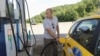 Vladimir Putin, gas station, Russia, Lada