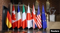 Прапори країн «Групи семи», фото ілюстративне