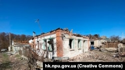 Наслідки російського обстрілу Куп'янська, квітень 2024 року