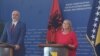 Borjana Krišto, predsjedavajuća Vijeća ministara BiH i Edi Rama, premijer Albanije nakon susreta u Sarajevu, 7.juli 2023. godine