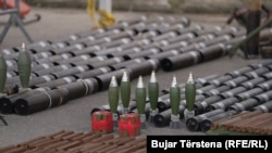 Mine za minobacače prikazane u Mitrovici