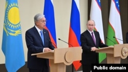 Владимир Путин и Касым-Жомарт Токаев