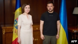 Владимир Зеленский и Майя Санту