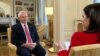 Kristofer Hill, ambasador SAD, tokom razgovora u rezidenciji ambasade u Beogradu, 27. oktobra 2023.