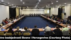 Sastanak ministra sigurnosti Bosne i Hercegovine Nenada Nešića sa članovima Moneyval-a, Sarajevo, 12. februara 2024.