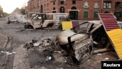 Sjeverozapadno predgrađe Nanterre nakon nereda ujutro, 30. juna 2023.