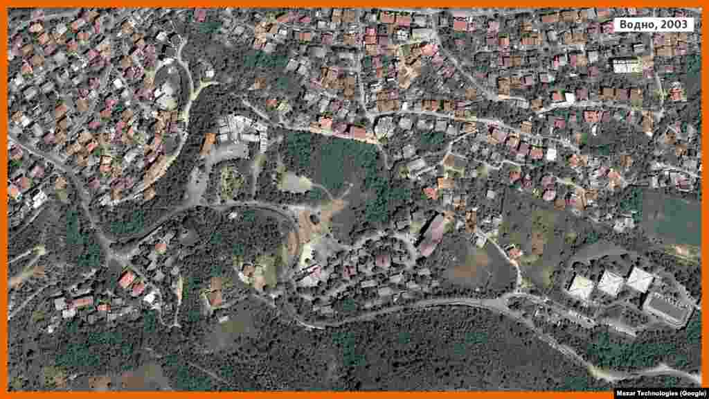 Šuma Vodno. Betoniranje i bagere zaustavio je Ustavni sud posljednjom odlukom kojom je ukinut Detaljni urbanistički plan za Staro Vodno, Donje Vodno, Malo Kurilo, Zavod za medicinsku rehabilitaciju. Time je poručio "stop" novim građevinskim rješenjima, ali stara i dalje vrijede. Slučaj "Trgovi na Vodnom", u kojem su osuđeni bivši premijer Nikola Gruevski, njegov rođak i bivši šef tajne policije Sašo Mijalkov i biznismen Orce Kamčev, ostaće upamćen kao jedan od najvećih skandala u vezi sa urbanizacijom planine.