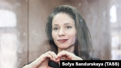 Антонина Фаворскаја во судница во Москва, март 2024