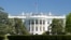 USA --- White House on deep blue sky background