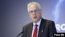 Ambasador Sjedinjenih Država u BiH Michael Murphy na energetskom samitu u Neumu, 24. aprila 2024.