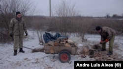 Украинские военные на Запорожском направлении, зима 2024 года