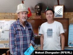 Памирбек Казыбаев жана Максат Жангазиев.
