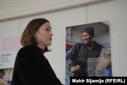 Detalj s izložbe "Priče žena s mora" u Sarajevu, 23. april 2024.