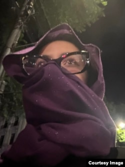 20 წლის მარიამ ზედგინიძე აქციაზე