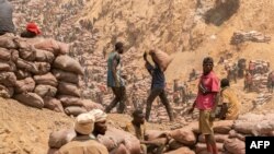 Rudari rudnika Shabara u blizini Kolwezija, DR Kongo, 12. oktobra 2022.