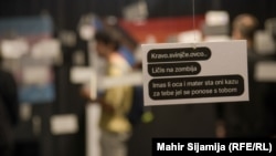 Jedna od uvredljivih poruka upućena članovima LGBTOQ+ zajednice, 13. juni 2024.