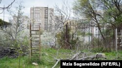 შემთხვევის ადგილი, ფოტო გადაღებულია 2023 წლის 6 აპრილს