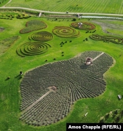 Pogled iz zraka na Dobropark, 24. april.