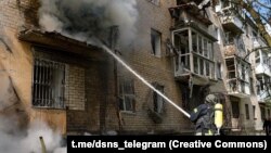 Наслідки російського обстрілу в Херсоні, 15 травня 2024 року