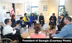 საქართველოს პრეზიდენტის, სალომე ზურაბიშვილის შეხვედრა აქონდროპლაზიის მქონე ბავშვებთან და მშობლებთან