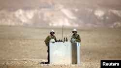 Izraelski vojnici na granici sa Egiptom, septembar 2018. 