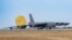 Un avion B-52H Stratofortress din Escadrila 20 Bombardament de la Baza Aeriană Barksdale, din Louisiana, aterizează la Baza Aeriană Mihail Kogălniceanu din județul Constanța, iulie 2024.