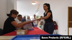 Biralište u Podgorici, Crna Gora, 11. jun 2023.