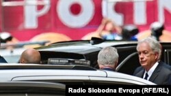 William Burns (skroz desno), šef CIA-e u Sarajevu, 20. august 2024.