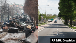 Буча під час вторгнення й окупації РФ та рік по тому