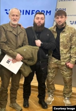 აჰმედ ზაკაევი, ვაკო სულაძე (შუაში) და აბდულ ჰაკიმ ალ-შიში