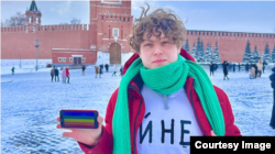 Илья Андреев на Красной площади