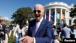 Biden na uskršnjoj proslavi u vrtu Bijele kuće, Washington, 10. april 2023.