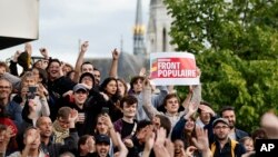 Pristalice Nacionalnog okupljanja, na dan izbora, Nant, 7. juli 2024.