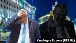 Колаж на лидерите на ГЕРБ и "ДПС-Ново начало" Бойко Борисов и Делян Пеевски