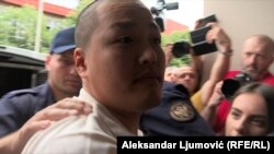 Veliki broj reportera je pratio dolazak Do Kwona u sud u Podgorici.