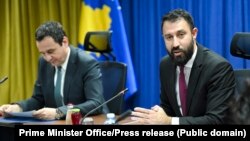 Premijer Kosova Aljbin Kurti i ministar administracije lokalne samouprave Elbert Krasnići, ilustrativna fotografija