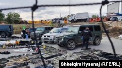 Oružje zaplenjeno u selu Banjska, a koje je predstavila kosovska policija