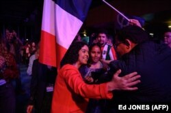 Skup levičarske stranke Nepokorena Francuska pred izbore za Evropski parlament, 1. jun 2024.